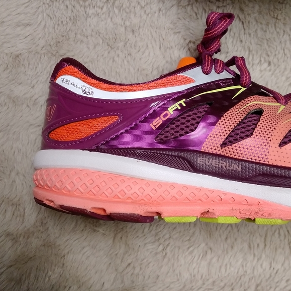 Saucony Womens Zealot Iso 2 Running Shoe - Picture 4 of 13
